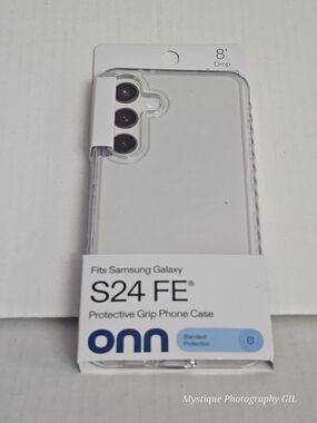 On Running Clear Protective Grip Phone Case for Samsung Galaxy S24 FE - Clear